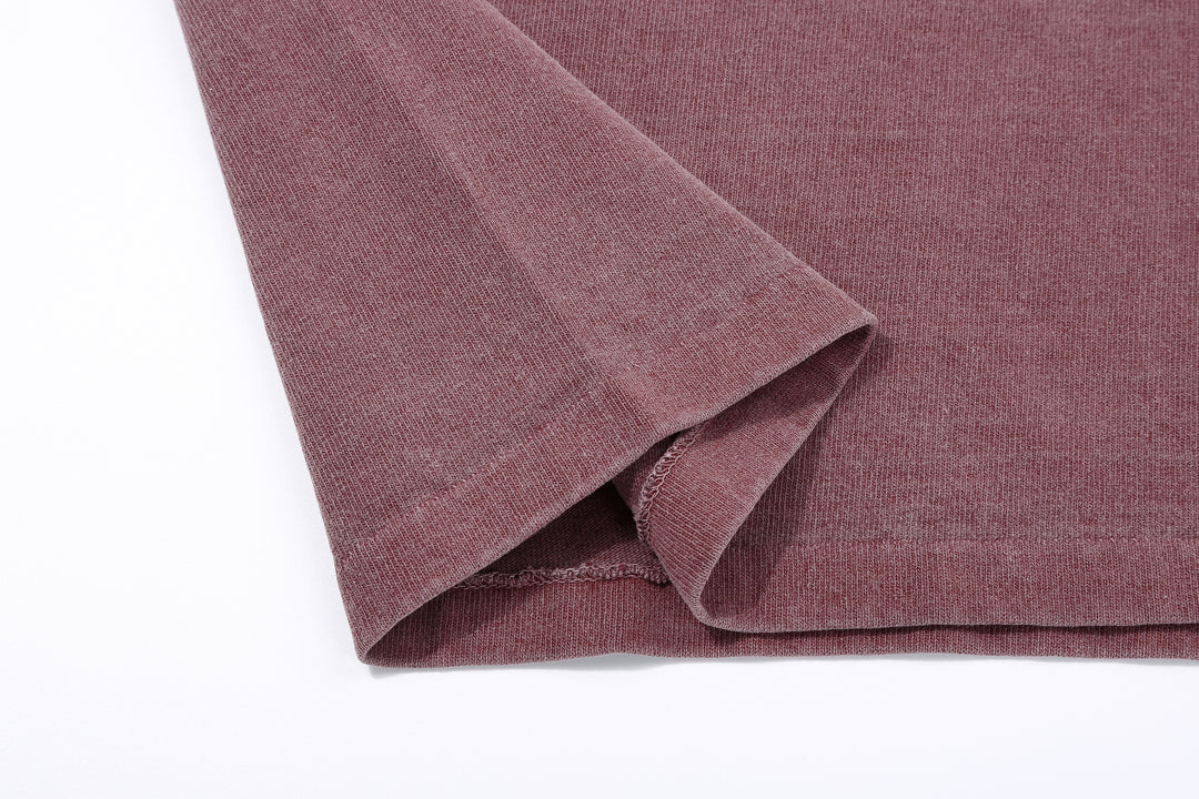 Dubble Works 37001-PD Stand Wheeler Heavyweight T-Shirt - Pigment Dyed Made in Japan Hem