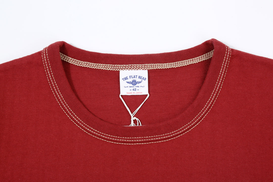The Flat Head FN-THC-054SP Eagle Graphic T-Shirt - Crew Neck