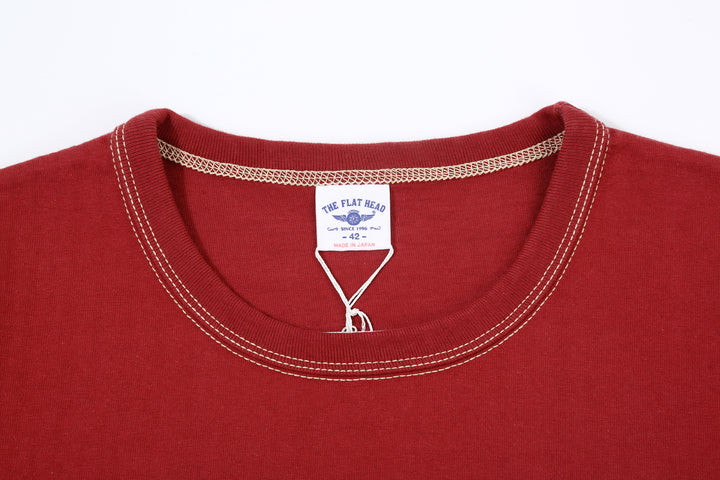 The Flat Head FN-THC-054SP Eagle Graphic T-Shirt - Crew Neck