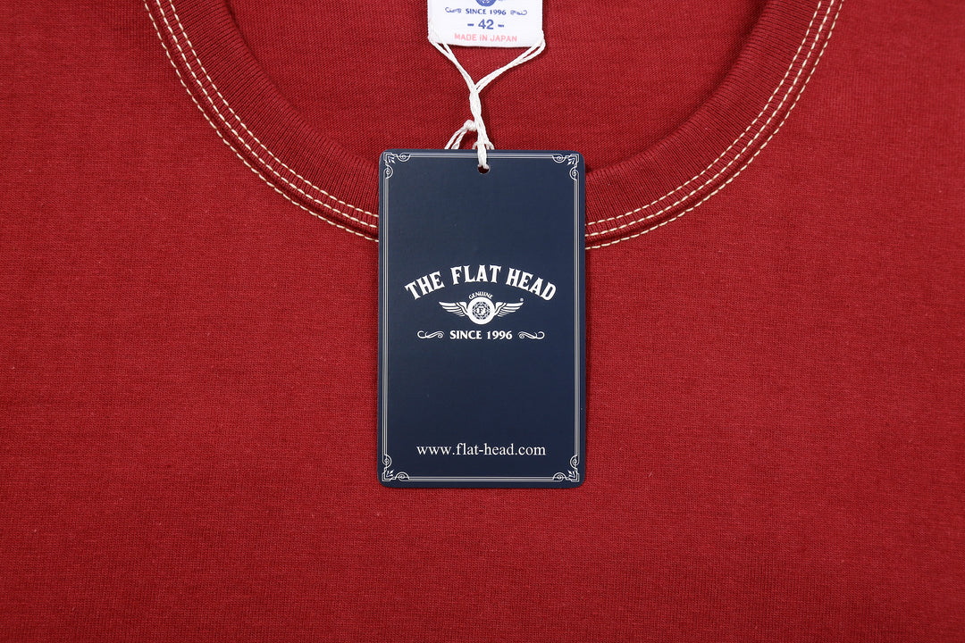 The Flat Head FN-THC-054SP Eagle Graphic T-Shirt - Crew Neck
