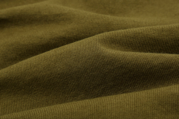 Dubble Works 37001 Stand Wheeler Heavyweight T-Shirt Made in Japan fabric close up