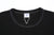 The Flat Head FN-THC-054SP eagle embroidery style print T-shirt black front view collar detail