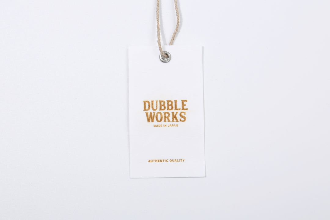 Dubble Works 7.7oz Recycled Cotton Slub Jersey T-Shirt Made in Japan Tag ダブルワークス  半袖Tシャツ