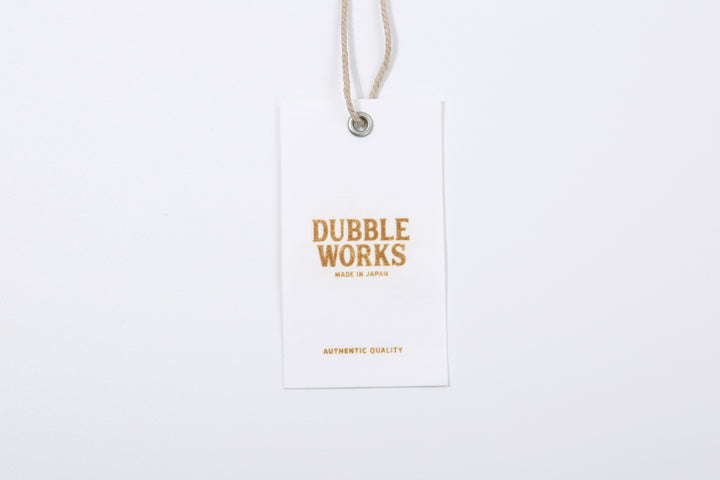 Dubble Works 7.7oz Recycled Cotton Slub Jersey T-Shirt Made in Japan Tag ダブルワークス  半袖Tシャツ