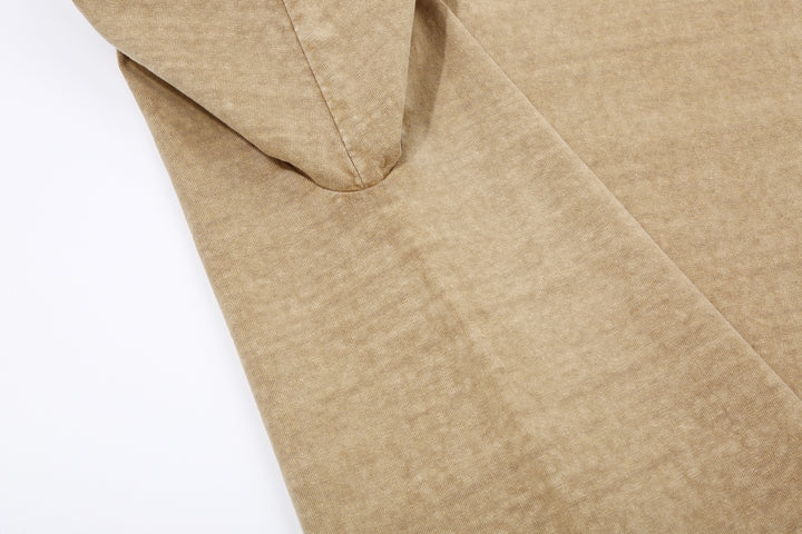 Dubble Works 7.7oz Recycled Cotton Slub Jersey T-Shirt Made in Japan Side Detail ダブルワークス  半袖Tシャツ