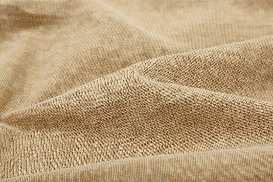 Dubble Works 7.7oz Recycled Cotton Slub Jersey T-Shirt Made in Japan Fabric Detail ダブルワークス  半袖Tシャツ