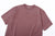 Dubble Works 7.7oz Recycled Cotton Slub Jersey T-Shirt Made in Japan Collar Bordeaux ダブルワークス  半袖Tシャツ