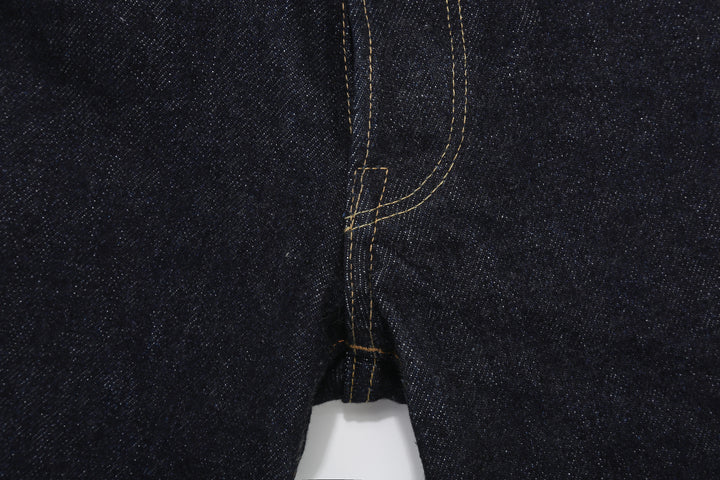 Deluxeware DX7022 22oz Selvedge Denim Jeans – Front Crotch Construction