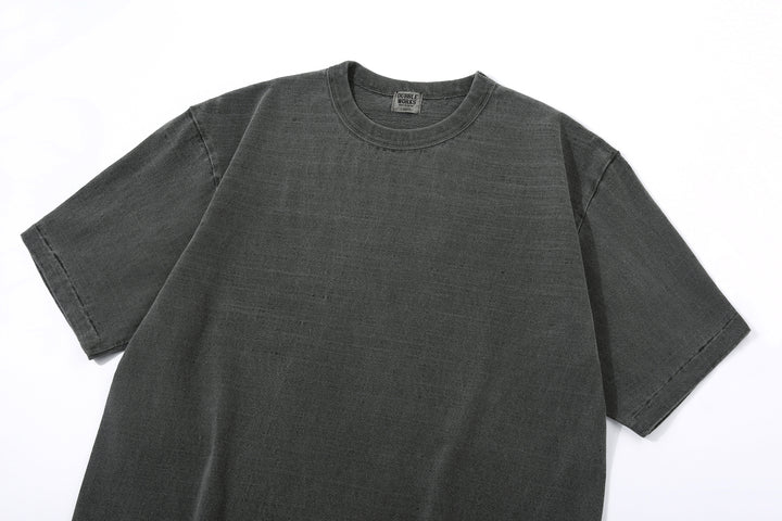 Dubble Works 7.7oz Recycled Cotton Slub Jersey T-Shirt Made in Japan Collar ダブルワークス  半袖Tシャツ