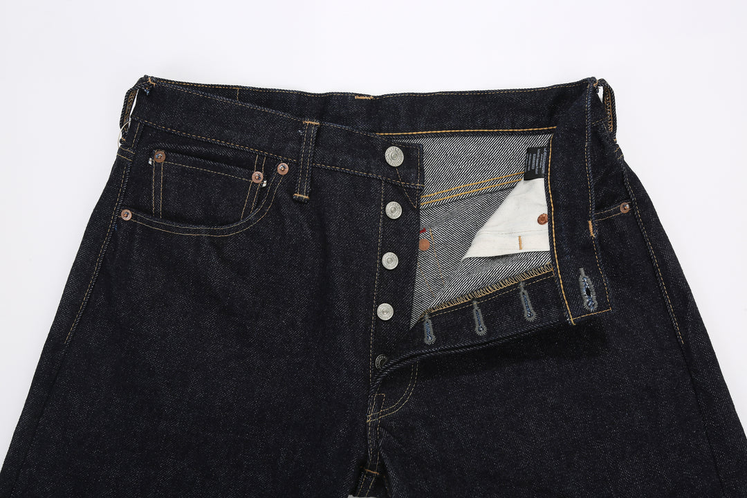 Deluxeware DX7022 22oz Selvedge Denim Jeans – Button Fly Interior