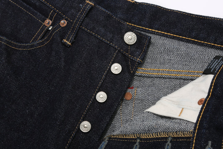 Deluxeware DX7022 22oz Selvedge Denim Jeans – Buttons Detail