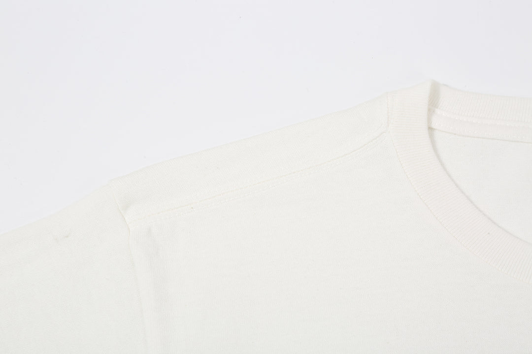 WASEW WSW-001-20 6.2oz Loopwheeled Pack T-Shirt in crew neck, made from custom loopwheeled jersey in Wakayama Japan shoulder seam