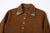 Stevenson Overall Brave Man BM2 Navajo shirt golden brown front view collar