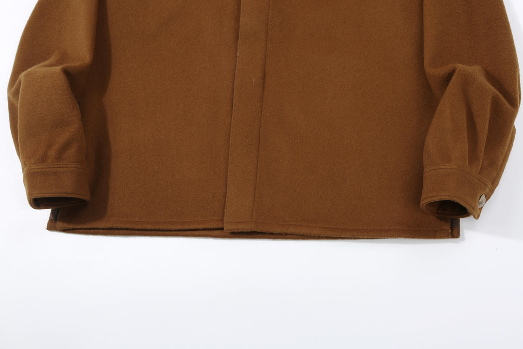 Stevenson Overall Co. Brave Man – BM2 Wool Navajo shirt - Brown