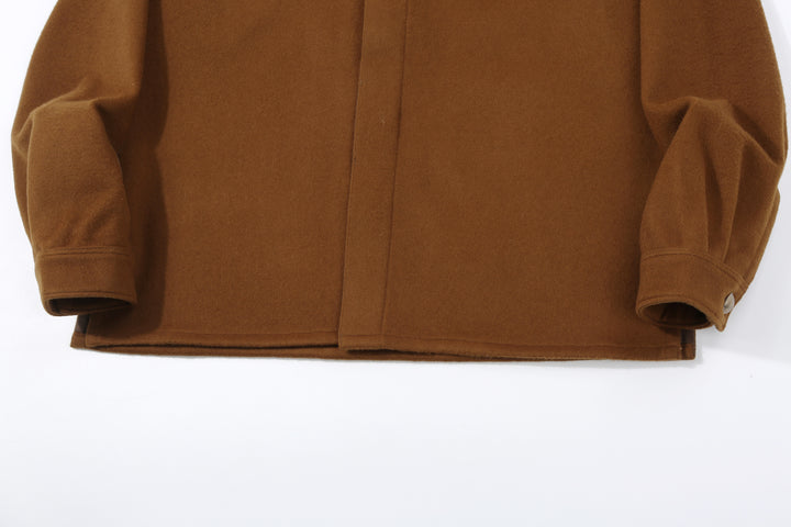 Stevenson Overall Co. Brave Man – BM2 Wool Navajo shirt - Brown