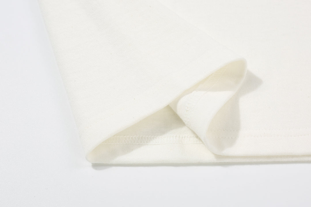 WASEW WSW-001-20 6.2oz Loopwheeled Pack T-Shirt in crew neck, made from custom loopwheeled jersey in Wakayama Japan hem