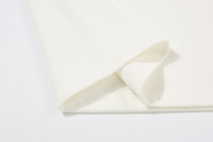 WASEW WSW-001-20 6.2oz Loopwheeled Pack T-Shirt in crew neck, made from custom loopwheeled jersey in Wakayama Japan hem