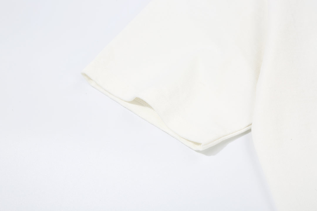The Flat Head FN-HTK-001 20oz heavyweight loopwheel T-shirt white sleeve