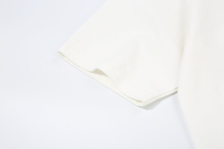 The Flat Head FN-HTK-001 20oz heavyweight loopwheel T-shirt white sleeve
