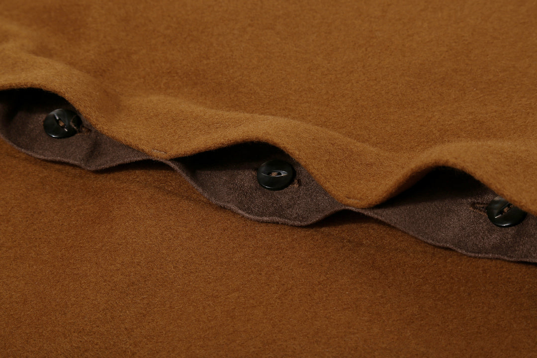 Stevenson Overall Co. Brave Man – BM2 Wool Navajo shirt - Brown