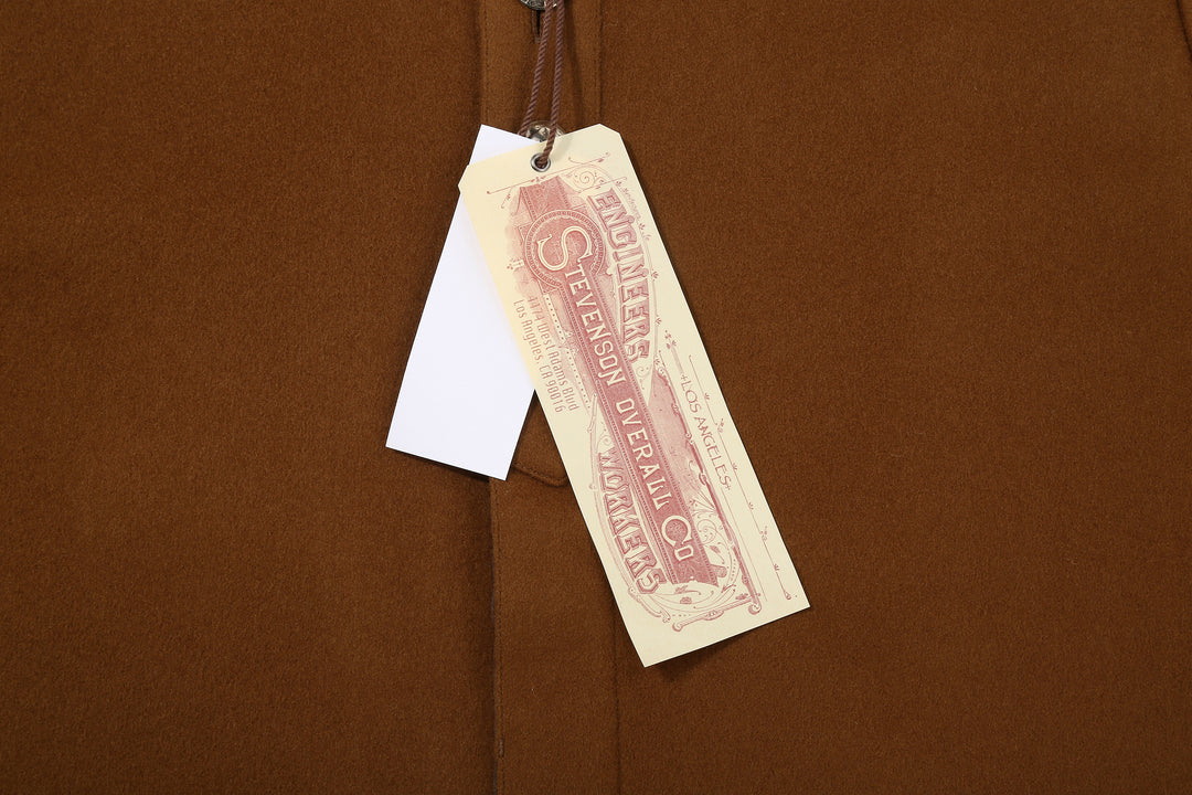 Stevenson Overall Co. Brave Man – BM2 Wool Navajo shirt - Brown