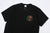 The Flat Head FN-THC-053 chopper gradation print T-shirt black front view