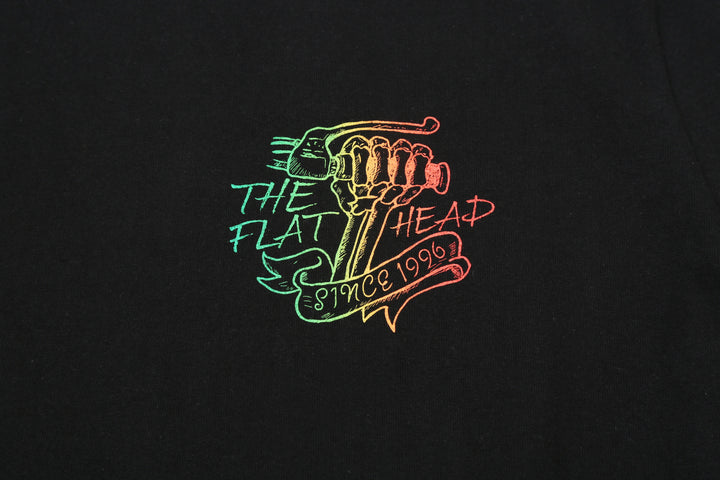The Flat Head FN-THC-053A Chopper Gradation Graphic T-Shirt - Crew Neck