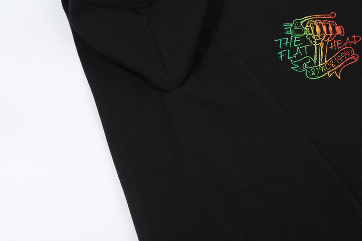 The Flat Head FN-THC-053A Chopper Gradation Graphic T-Shirt - Crew Neck