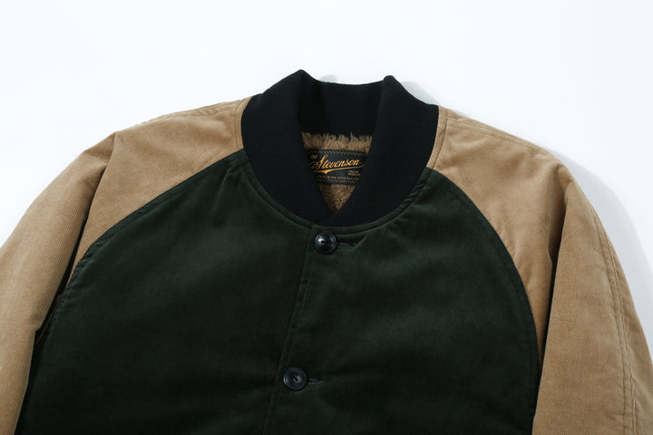 Stevenson Overall GA1 Golden Era Athletic jacket green beige neck