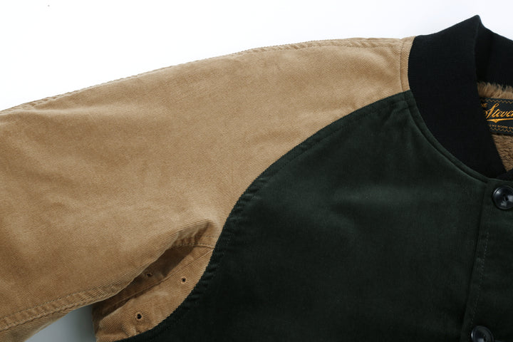 Stevenson Overall GA1 Golden Era Athletic jacket green beige shoulder