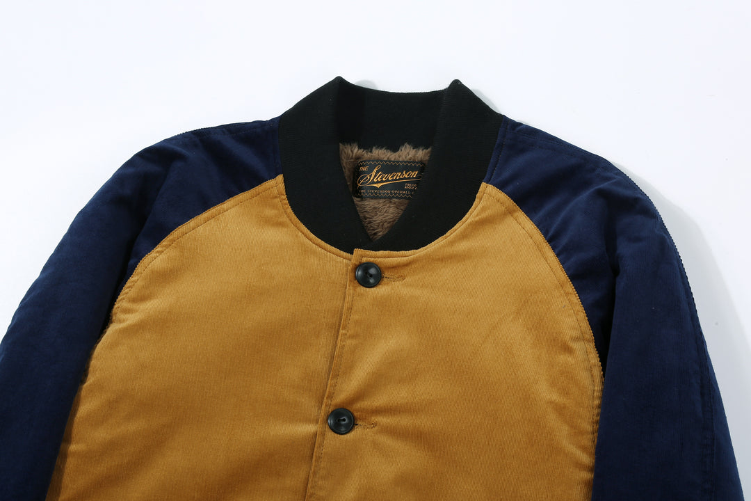 Stevenson Overall GA1 Golden Era Athletic jacket navy mustard neck