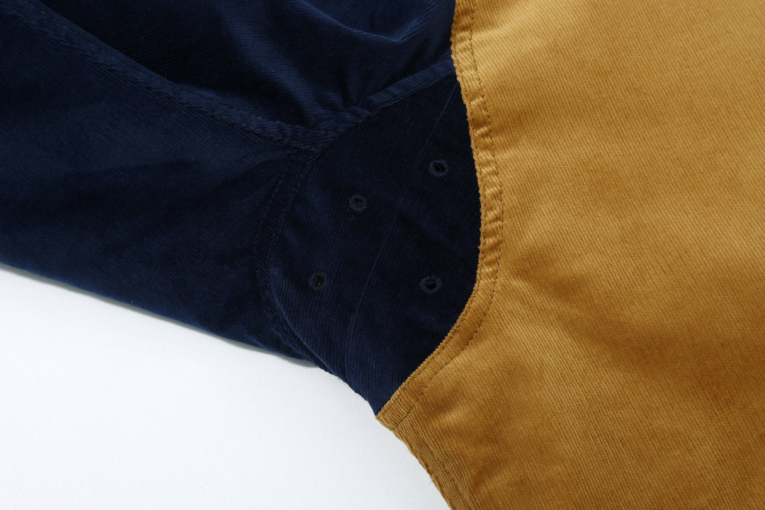 Stevenson Overall GA1 Golden Era Athletic jacket navy mustard ventilation hole