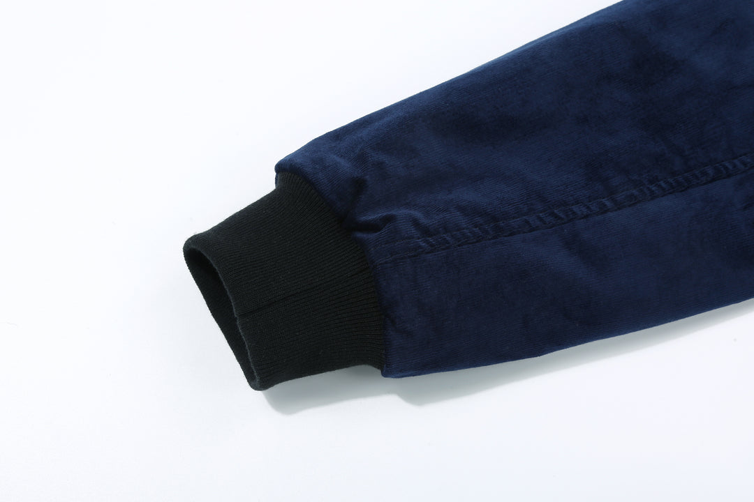 Stevenson Overall GA1 Golden Era Athletic jacket navy mustard sleeve