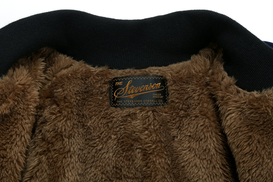 Stevenson Overall Co. Golden Era Athletic - GA1 Classic Varsity Jacket - Mustard x Navy