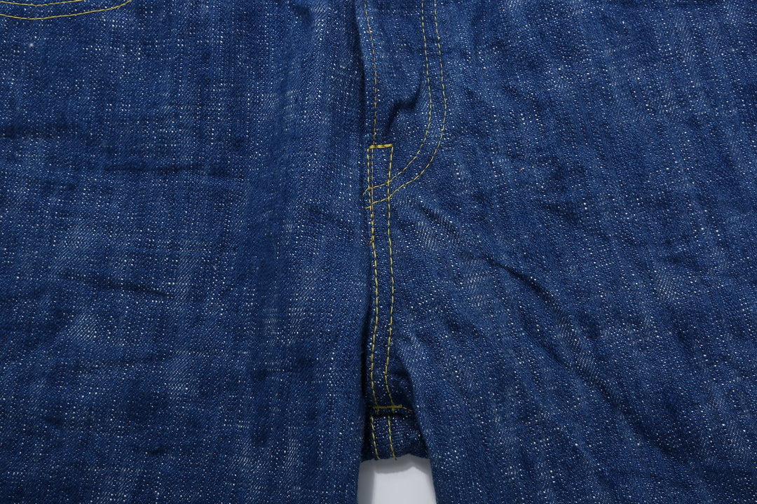 Samurai Jeans S211XX17oz-SLB Murakumo 17oz selvedge slub denim relaxed tapered fit crotch seam