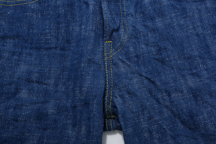 Samurai Jeans S211XX17oz-SLB Murakumo 17oz selvedge slub denim relaxed tapered fit crotch seam