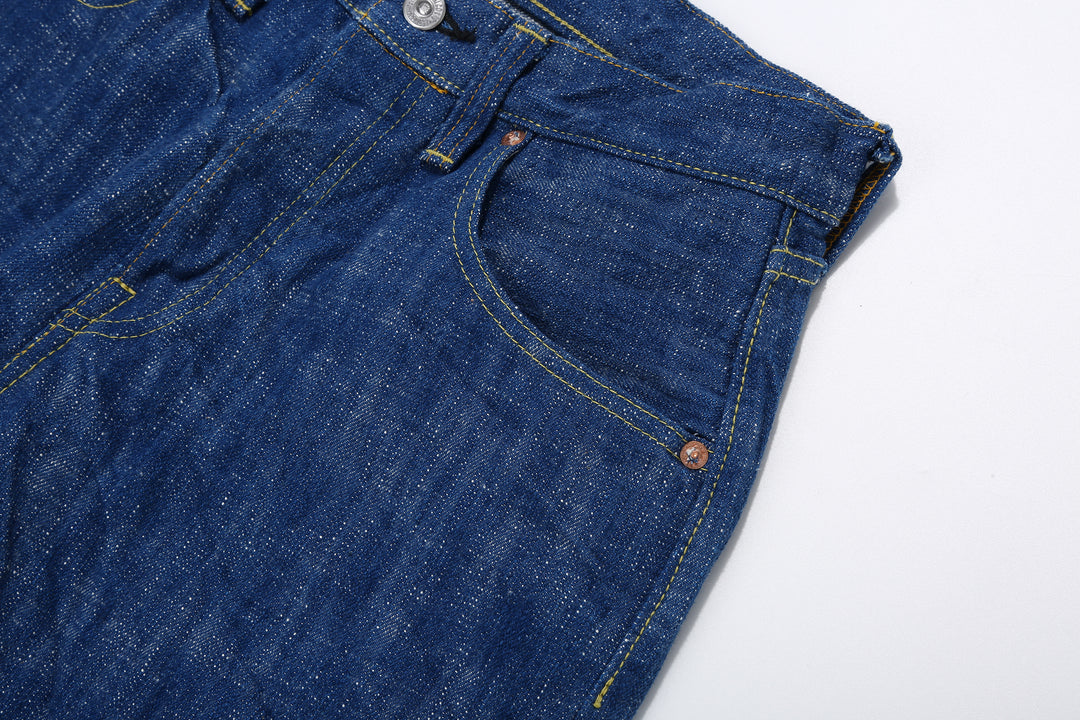 Samurai Jeans S211XX17oz-SLB Murakumo 17oz selvedge slub denim relaxed tapered fit front pocket left