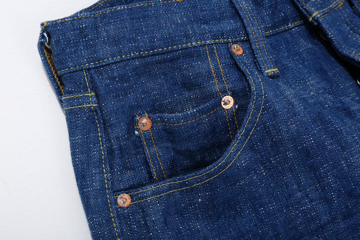 Samurai Jeans S211XX17oz-SLB Murakumo 17oz selvedge slub denim relaxed tapered copper rivets