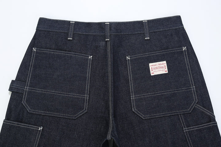 Boncoura 15oz Indigo Denim Painter Pants - Relaxed Tapered Fit