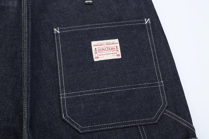 Boncoura 15oz Indigo Denim Painter Pants - Relaxed Tapered Fit