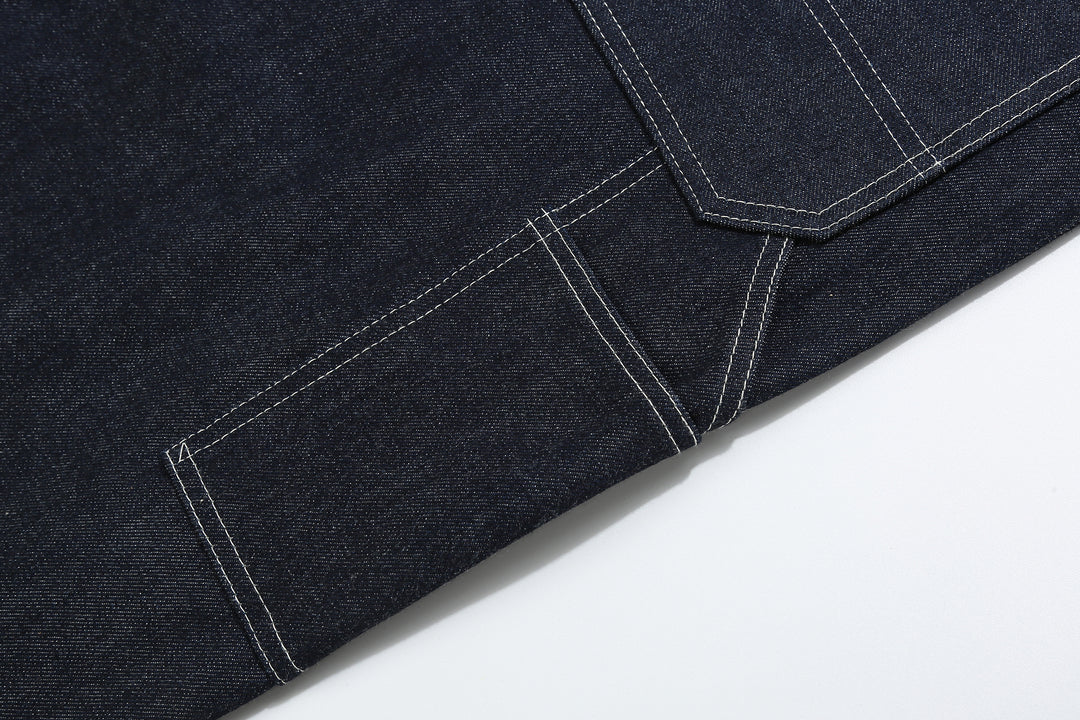 Boncoura 15oz Indigo Denim Painter Pants - Relaxed Tapered Fit