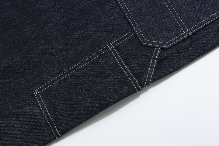 Boncoura 15oz Indigo Denim Painter Pants - Relaxed Tapered Fit