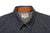 Deluxeware 7640 10.5oz selvedge denim work shirt made in Japan indigo denim shirt collar close up
