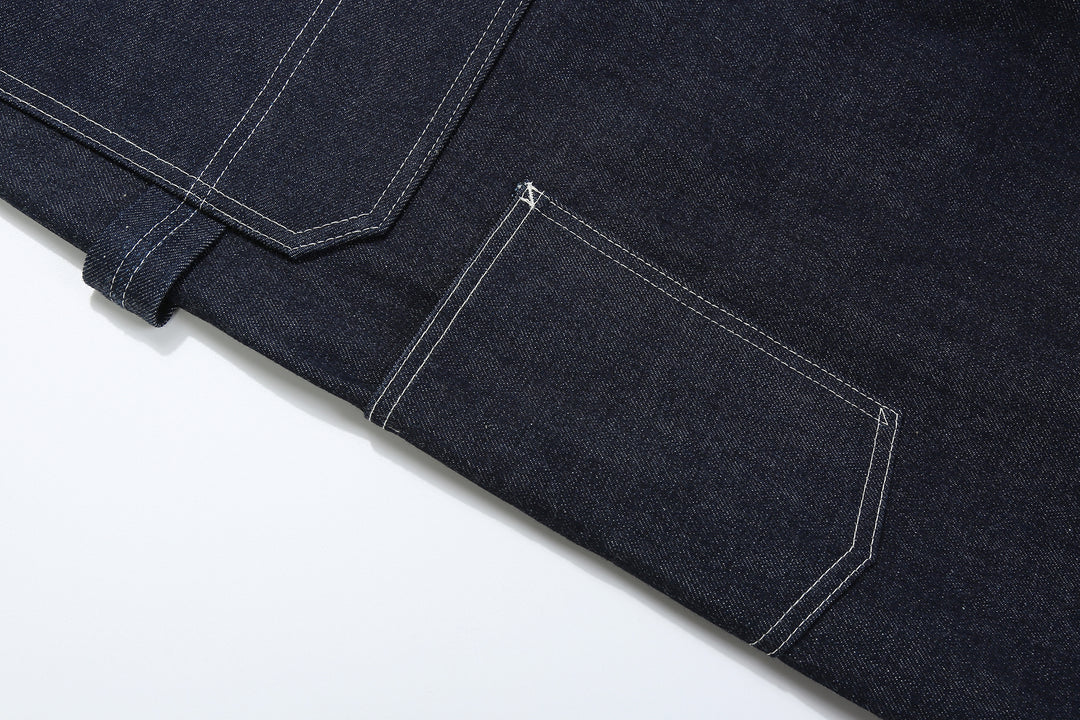 Boncoura 15oz Indigo Denim Painter Pants - Relaxed Tapered Fit