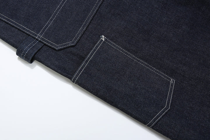 Boncoura 15oz Indigo Denim Painter Pants - Relaxed Tapered Fit
