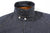 Deluxeware 7640 10.5oz selvedge denim work shirt made in Japan indigo denim shirt collar detail