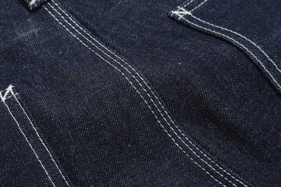 Boncoura 15oz Indigo Denim Painter Pants - Relaxed Tapered Fit