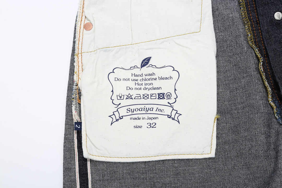 Pure Blue Japan 1182-002 10oz Selvedge Denim - Wide Straight Fit