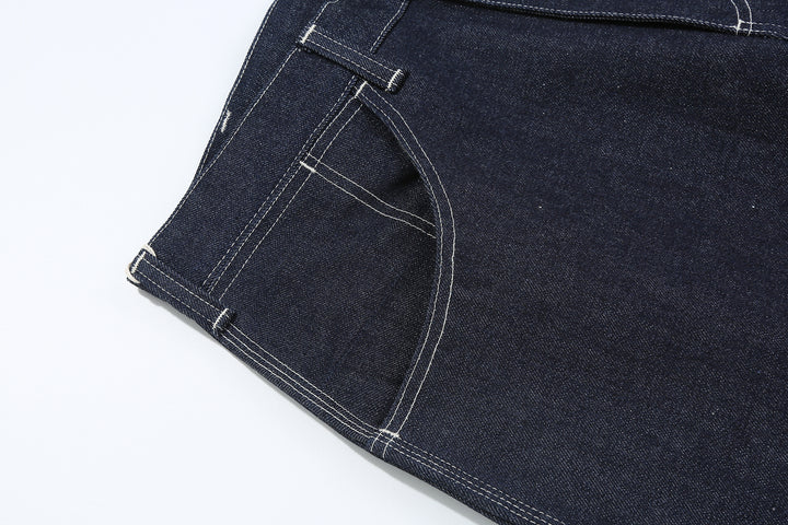 Boncoura 15oz Indigo Denim Painter Pants - Relaxed Tapered Fit