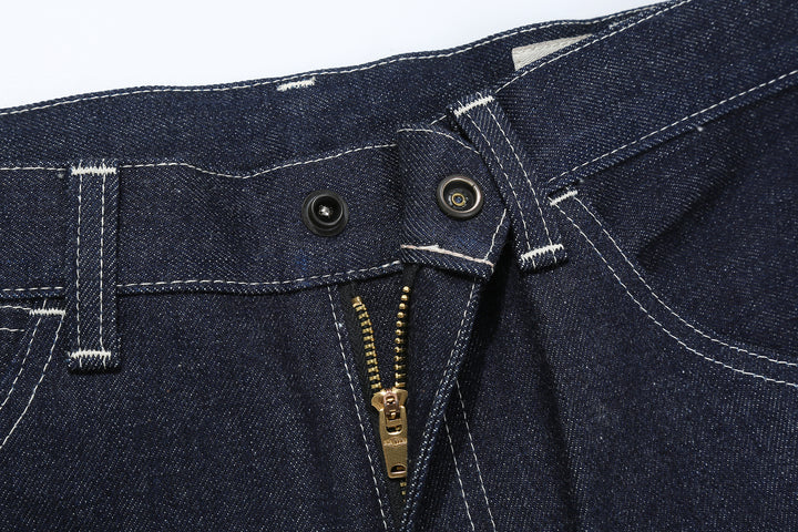 Boncoura 15oz Indigo Denim Painter Pants - Relaxed Tapered Fit